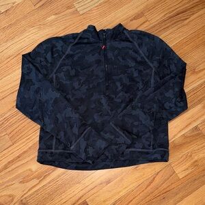 Spyder Active 1/2 Zip Cropped Camo Pullover